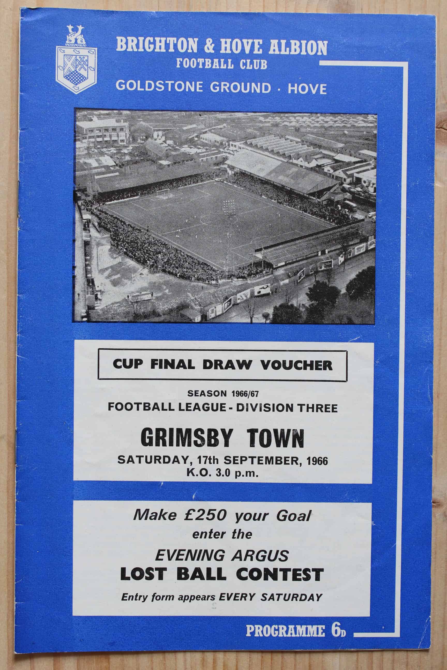 Brighton & Hove Albion FC v Grimsby Town FC